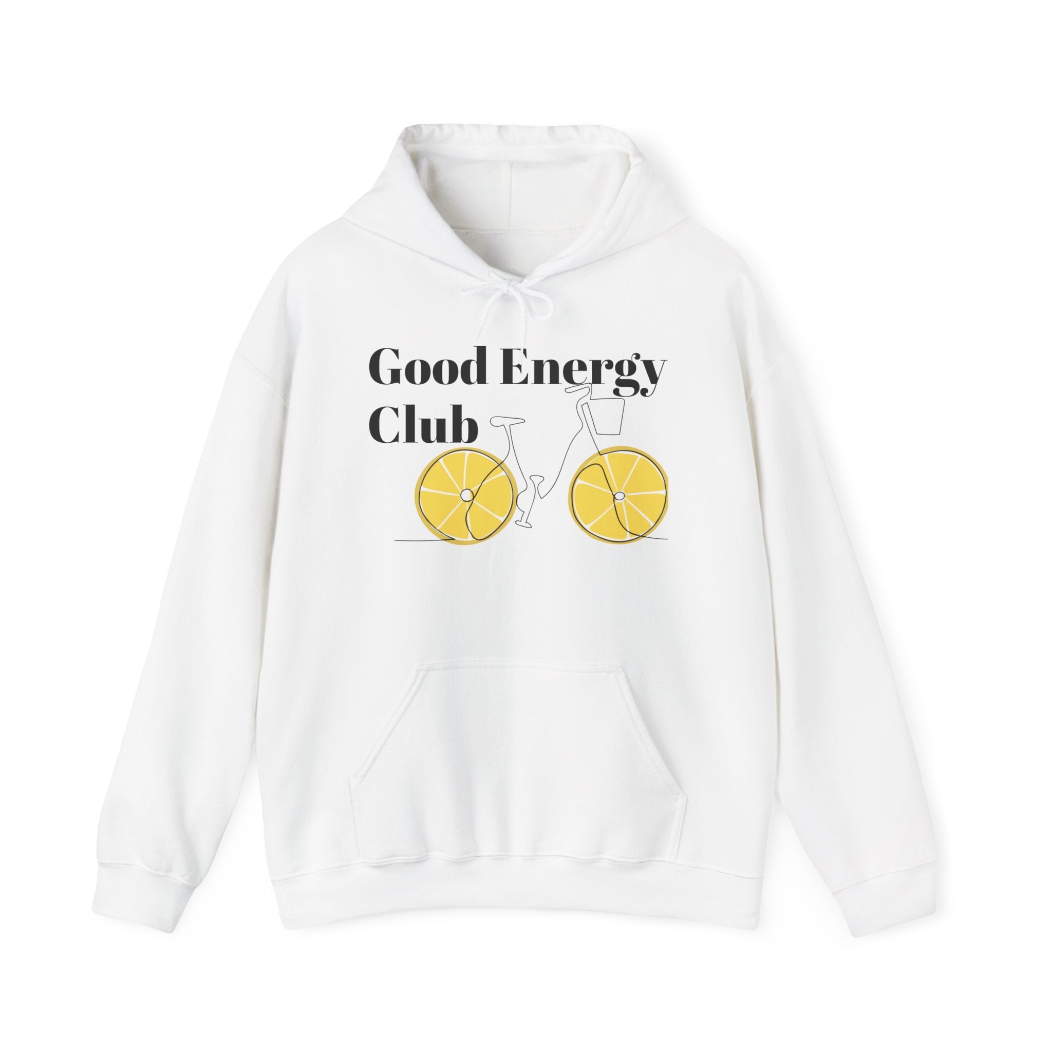 Good Energy Club Hoodie, Fun Sweatshirt, Motivational Apparel, Unisex Cozy Wear, Perfect for Friends Gatherings, Gifts