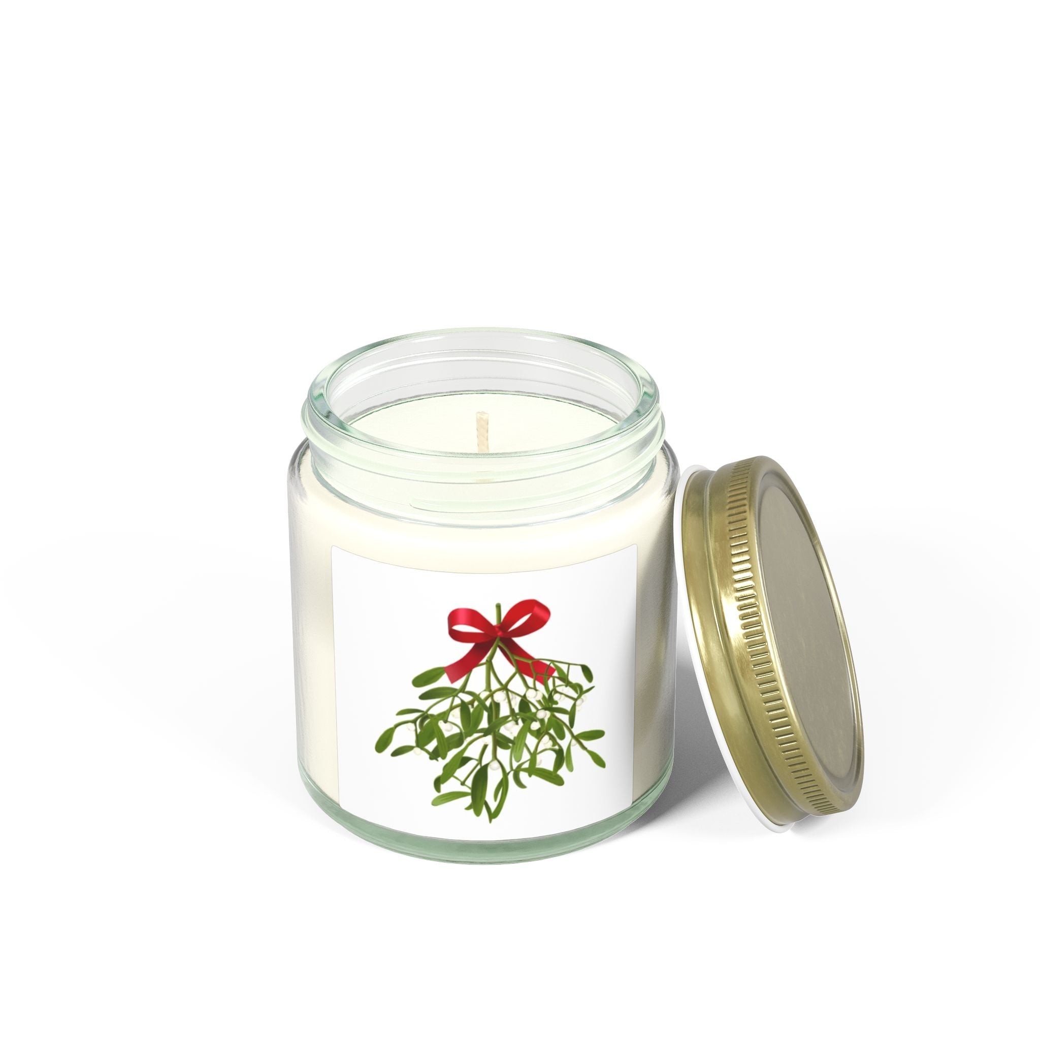 Mistletoe Holiday Scented Candle — Coconut Apricot Wax (4oz or 9oz)