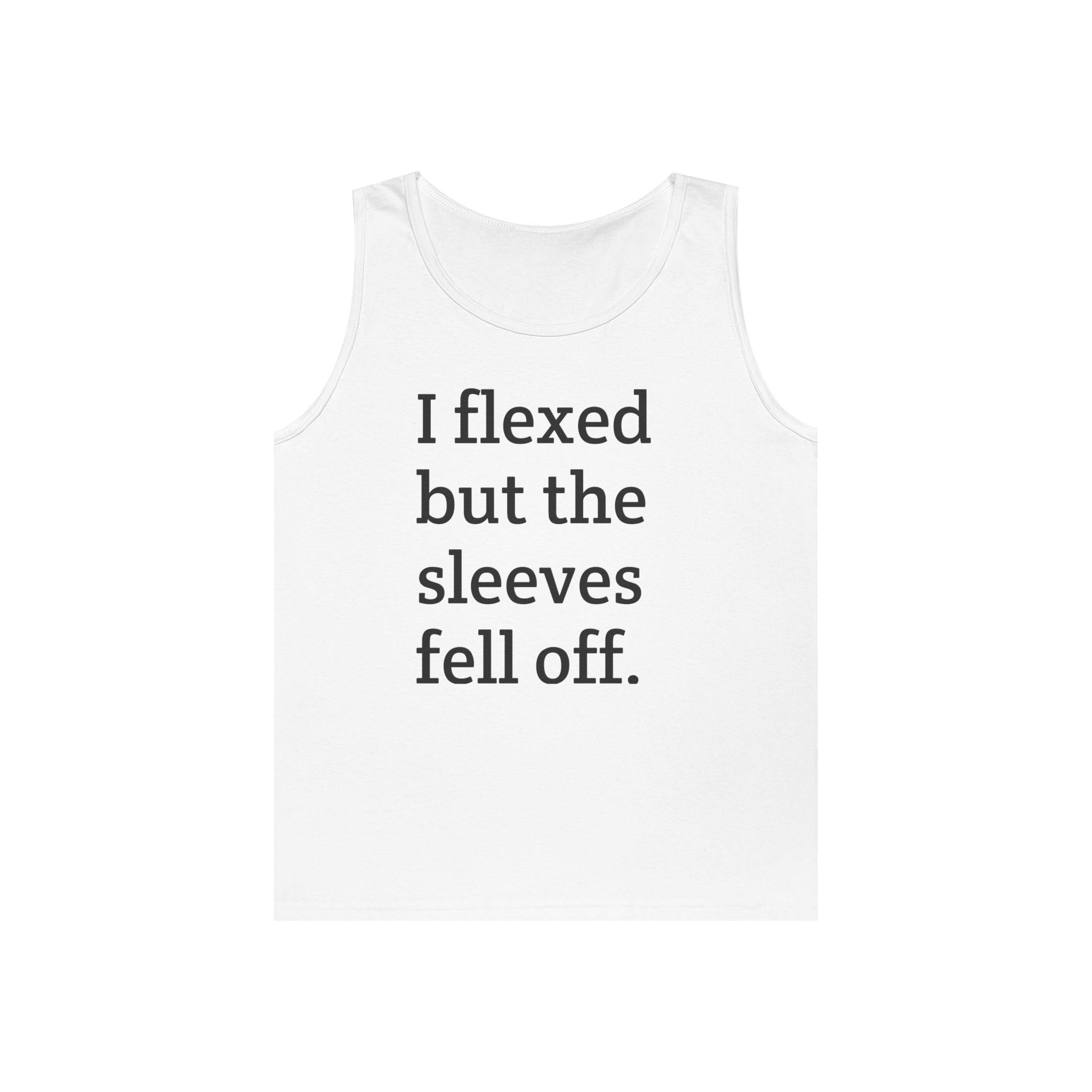 Humorous Fitness Tank Top, Workout Gift, Gym Apparel, Unisex Cotton Top, Summer Fashion