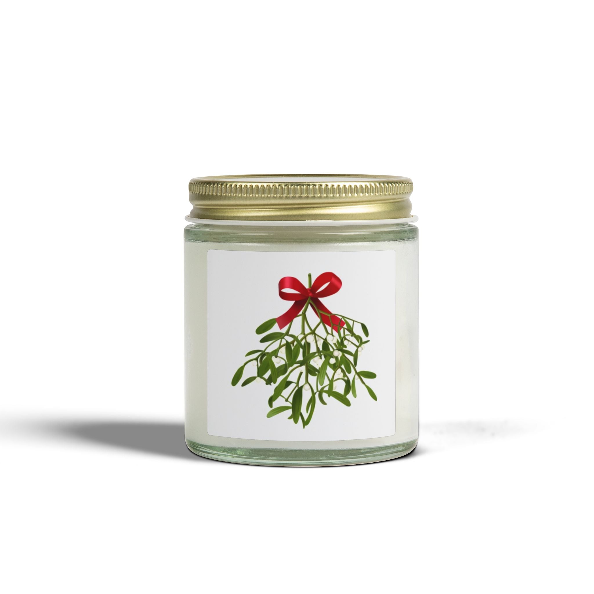 Mistletoe Holiday Scented Candle — Coconut Apricot Wax (4oz or 9oz)