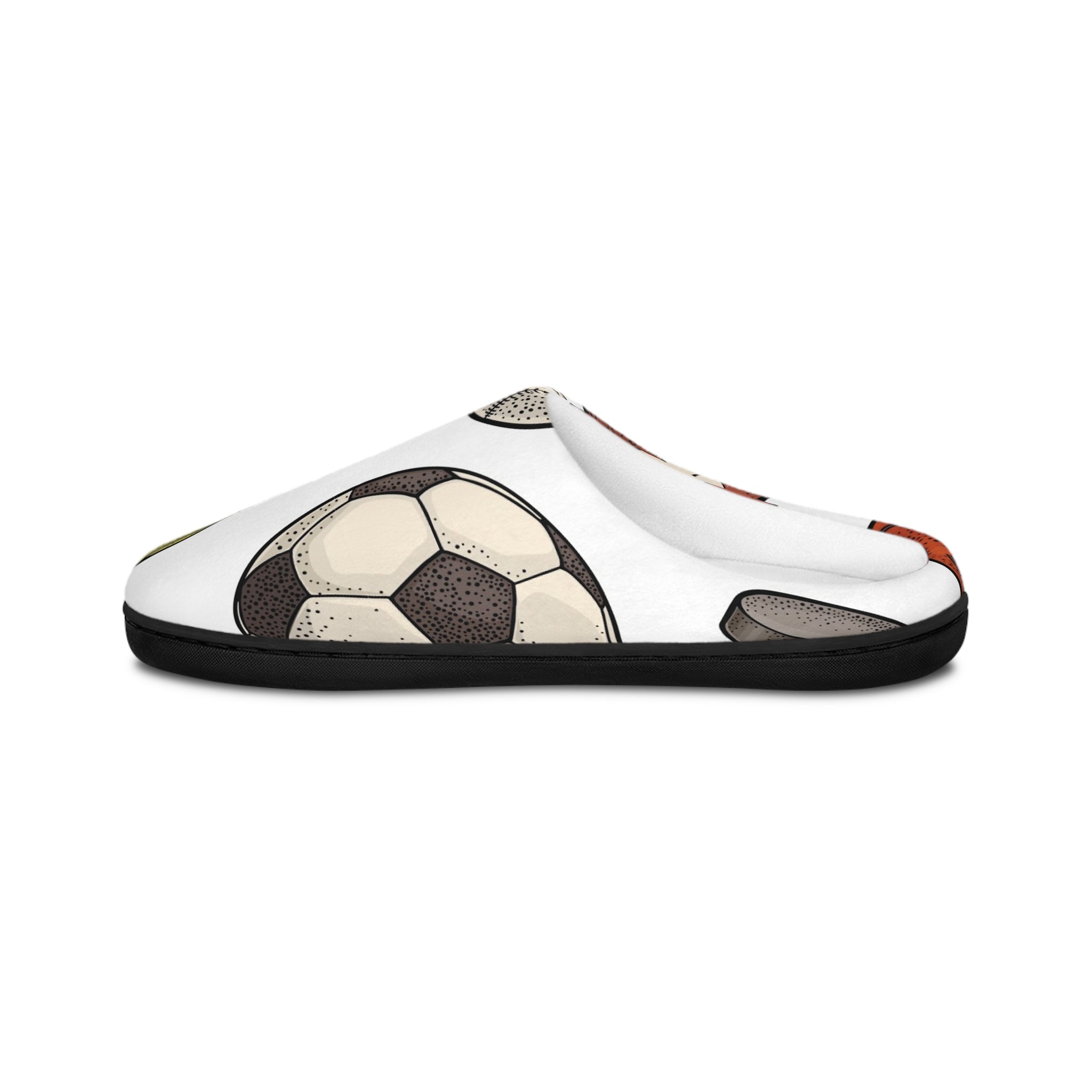 Sporty Women's Indoor Slippers - Cozy Footwear for Athletes and Sports Fans, Gift for Sports Lovers, Fun Slippers for Relaxation, [...]