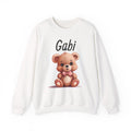 Personalized Teddy Bear Sweatshirt, Cute Gifts for Kids, Cozy Family Wear, Custom Crewneck, Birthday or Holiday Apparel