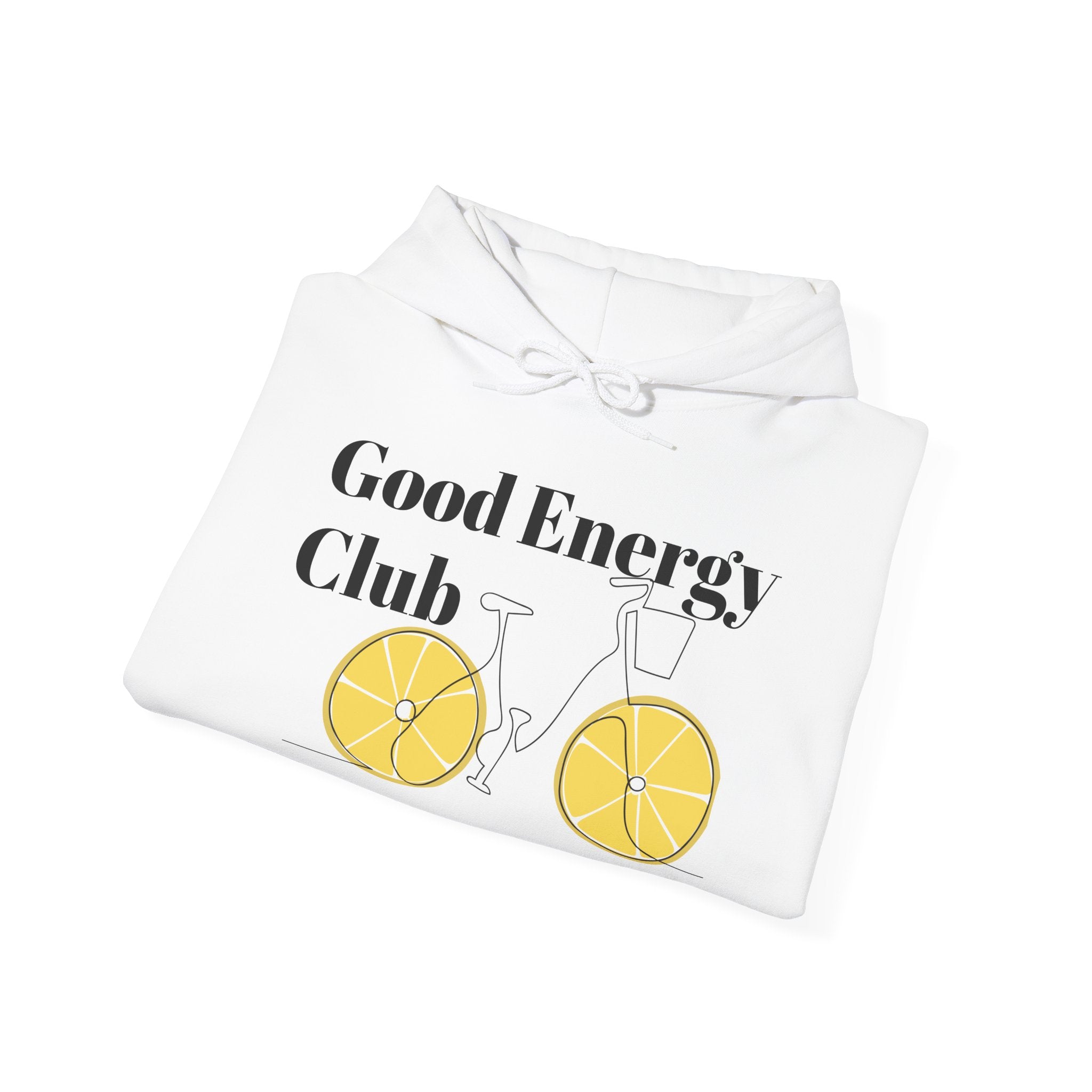 Good Energy Club Hoodie, Fun Sweatshirt, Motivational Apparel, Unisex Cozy Wear, Perfect for Friends Gatherings, Gifts