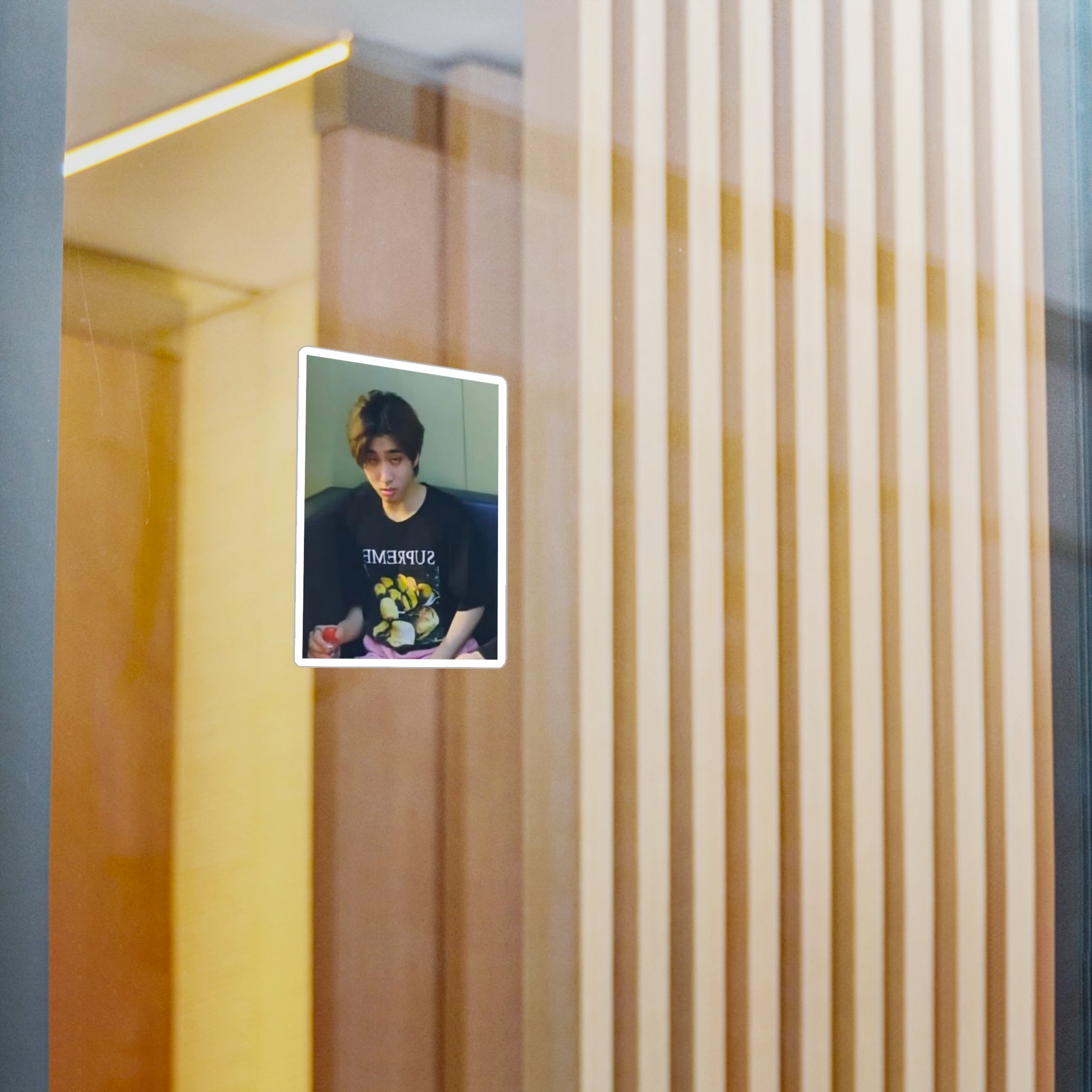 Kiss-Cut Vinyl Decal — Retro Portrait Sticker (Person Photo)