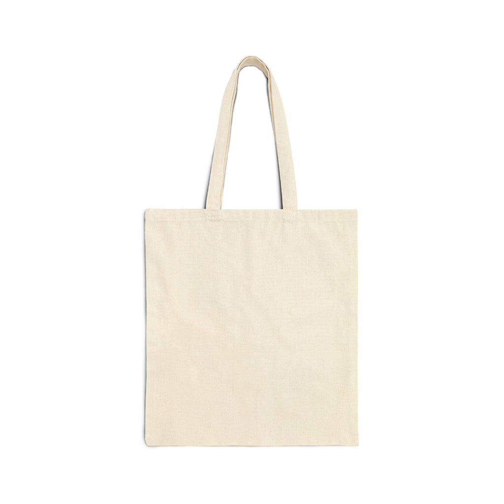 Tote Bag — "Book Lover Energy" Canvas Tote with Floral Accents