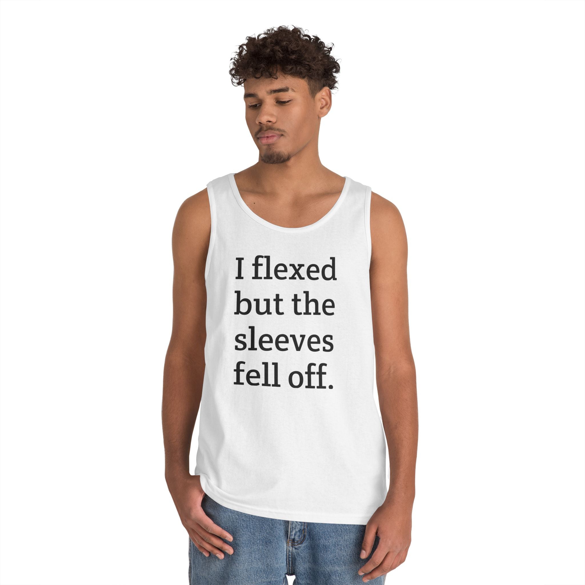 Humorous Fitness Tank Top, Workout Gift, Gym Apparel, Unisex Cotton Top, Summer Fashion